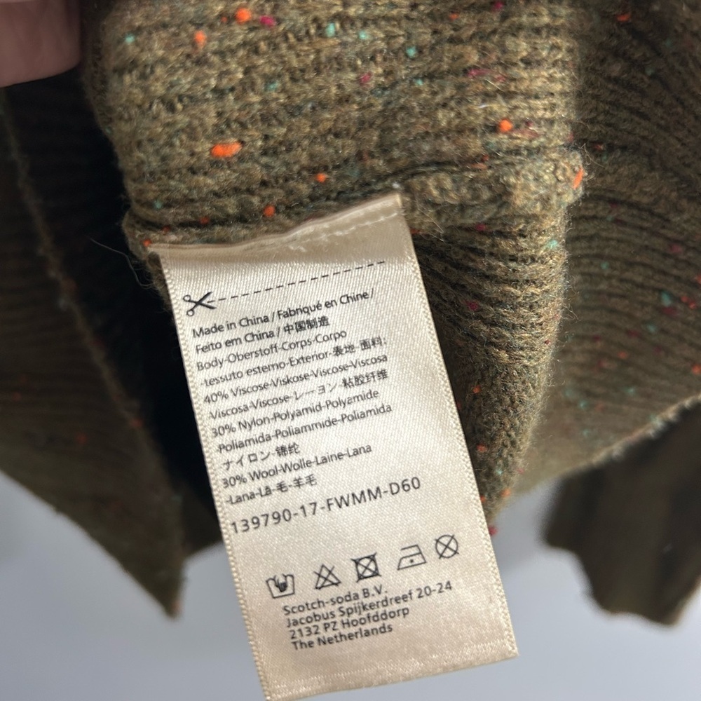 Scotch & soda wool blend men’s sweater - Picture 7 of 8